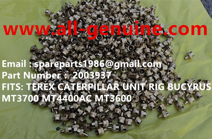 TEREX GE WHEEL MOTOR KOMATSU MT4400AC UNIT RIG BUCYRUS CATERPILLAR NHL MT4400AC MT3600 MT3700 NTE240 NTE260 XCMG XDE240 XDE260 BELAZ 75306 75131 KOMATSU 830E 930E 2003937 VALVE CAP