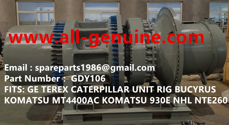 TEREX GE WHEEL MOTOR KOMATSU MT4400AC UNIT RIG BUCYRUS CATERPILLAR NHL MT4400AC MT3600 MT3700 NTE240 NTE260 XCMG XDE240 XDE260 BELAZ 75306 75131 KOMATSU 830E 930E GDY106 WHEEL MOTOR ASSY