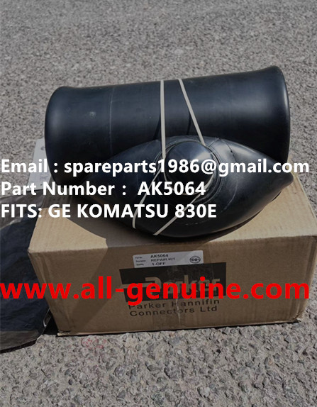 TEREX GE WHEEL MOTOR 830E KOMATSU MT4400AC UNIT RIG BUCYRUS CATERPILLAR NHL MT4400AC MT3600 MT3700 NTE240 NTE260 XCMG XDE240 XDE260 BELAZ 75306 75131 KOMATSU 830 LOCOMOTIVE BLADDER REPAIR KIT AK5064
