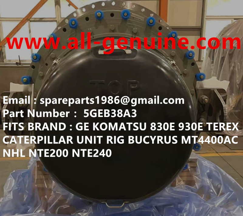 5GEB38A3 WHEEL MOTOR ASSY GE WHEEL MOTOR PB9732 GE787FS11 58E-30-10092 5GE788 KOMATSU 730E 830E 930E 960E TEREX BUCYRUS MT4400AC NHL NTE240 NTE200 MINING DUMP TRUCK