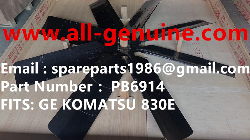 PB6914 FAN 58F-30-00311 58F-30-00310 930E-4 930E-5 5GDY106 MOTOR TEREX RIGID DUMP TRUCK HALUER OFF HIGHWAY GE WHEEL MOTOR KOMATSU 730E 830E 930E 960E TEREX BUCYRUS MT4400AC MINING DUMP TRUCK