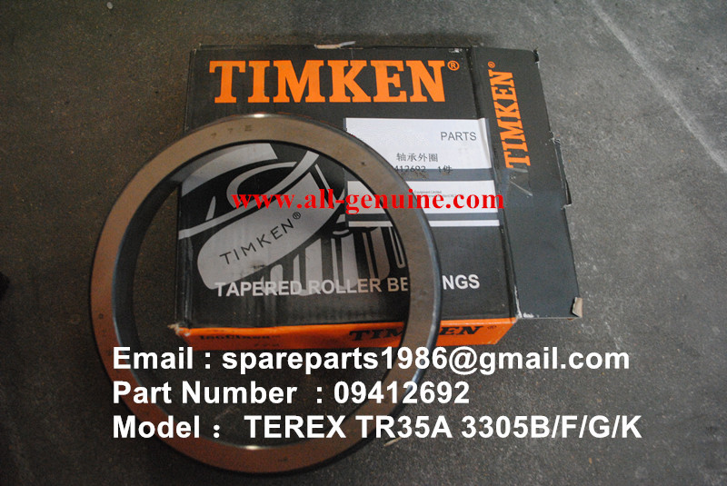 TEREX 3305F Cup bearing 09412692