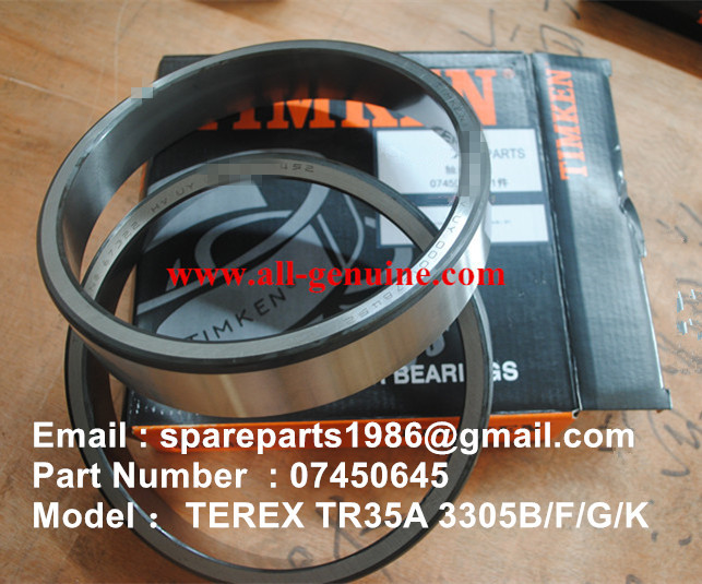 TEREX 3305F Cup bearing 07450645