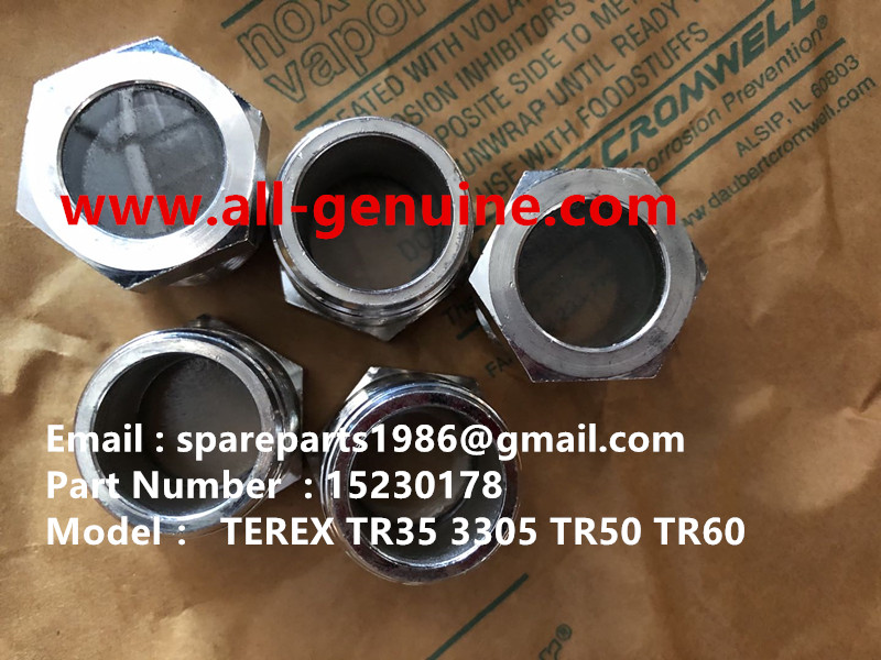 TEREX RIGID DUMP TRUCK HAULER OFF HIGHWAY TRUCK HAULER ALLISON TRANSMISSION MOTOR DRIVE WHEEL MOTOR GE MT3300, MT3600, MT3700, MT4000, MT4400, MT5500, MT6300 ALLISON TRANSMISSION TR60 TR50 TR45 TR35A 3305B/F/G/K 15230178 NUT WINDOW