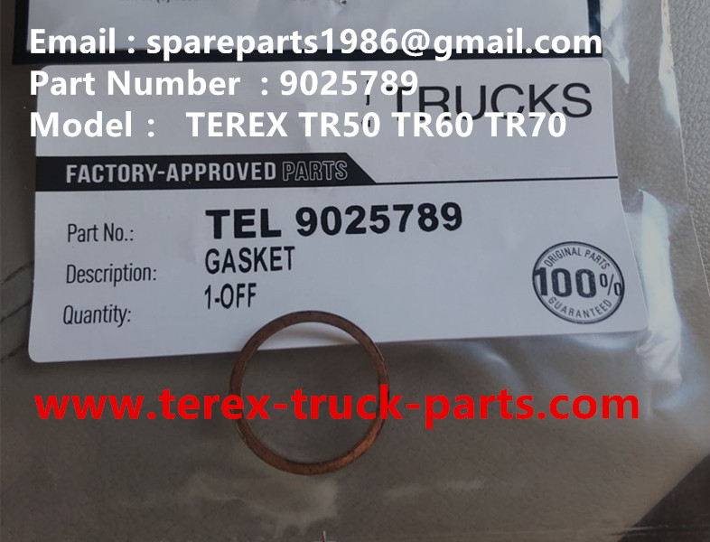 TEREX RIGID DUMP TRUCK HAULER OFF HIGHWAY TRUCK HAULER ALLISON TRANSMISSION MOTOR DRIVE WHEEL MOTOR GE MT3300, MT3600, MT3700, MT4000, MT4400, MT5500, MT6300 GE BUCYRUS TR50 TR60 TR70 GASKET 09025789