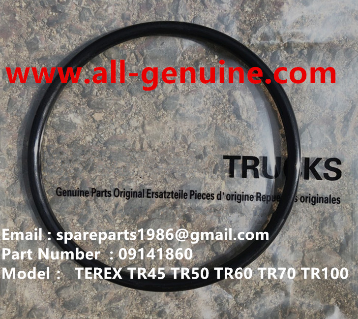 TEREX RIGID DUMP TRUCK HAULER OFF HIGHWAY TRUCK HAULER ALLISON TRANSMISSION MOTOR DRIVE WHEEL MOTOR GE MT3300, MT3600, MT3700, MT4000, MT4400, MT5500, MT6300 GE BUCYRUS TR50 TR60 TR70 TR100 09141860 O RING