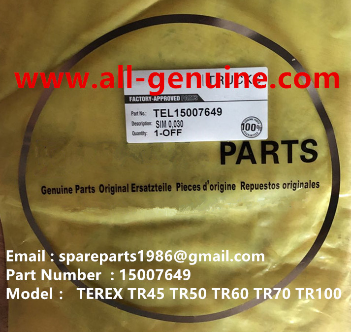 TEREX RIGID DUMP TRUCK HAULER OFF HIGHWAY TRUCK HAULER ALLISON TRANSMISSION MOTOR DRIVE WHEEL MOTOR GE MT3300, MT3600, MT3700, MT4000, MT4400, MT5500, MT6300 GE BUCYRUS TR50 TR60 TR70 TR100 15007649 SHIM