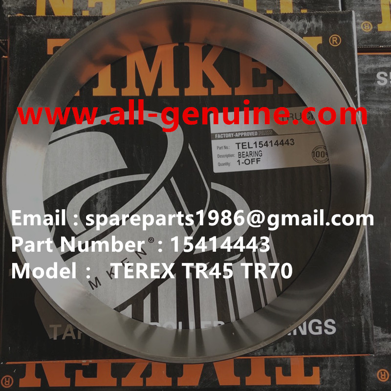 TEREX RIGID DUMP TRUCK HAULER OFF HIGHWAY TRUCK HAULER ALLISON TRANSMISSION MOTOR DRIVE WHEEL MOTOR GE MT3300, MT3600, MT3700, MT4000, MT4400, MT5500, MT6300 GE BUCYRUS TR50 TR60 TR70 TR100 15414443 BEARING