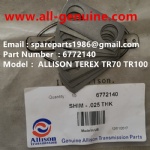 TEREX ALLISON NHL TR100 TR60 SRT95 RIGID DUMP TRUCK 6772140 SHIM