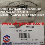 TEREX ALLISON NHL TR100 TR60 SRT95 RIGID DUMP TRUCK 6772141 SHIM