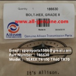 TEREX NHL TR100 ALLISON RIGID DUMP TRUCK 186630  BOLT