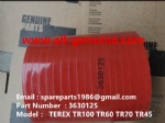 TEREX NHL TR60 RIGID DUMP TRUCK CUMMINS ENGINE 3630125 PLAIN HOSE