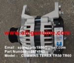 TEREX NHL TR60 RIGID DUMP TRUCK CUMMINS ENGINE 2874863 ALTERNATOR