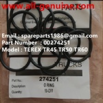 TEREX NHL RIGID DUMP TRUCK TR50 TR60 274251 O RING