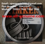 TEREX RIGID DUMP TRUCK HAULER OFF HIGHWAY TRUCK HAULER ALLISON TRANSMISSION MOTOR DRIVE WHEEL MOTOR GE BUCYRUS TR50 TR60 TR70 TR100 TR45 09432641 CUP BEARING