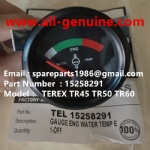 TEREX RIGID DUMP TRUCK HAULER OFF HIGHWAY TRUCK HAULER ALLISON TRANSMISSION MOTOR DRIVE WHEEL MOTOR GE BUCYRUS TR50 TR60 TR70 TR100 TR45 15258291 WATER TEMPERATURE GAUGE