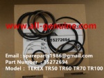 TEREX RIGID DUMP TRUCK HAULER OFF HIGHWAY TRUCK HAULER ALLISON TRANSMISSION MOTOR DRIVE WHEEL MOTOR GE BUCYRUS TR50 TR60 TR70 TR100 TR45 VALVE SEAL KIT 15272694