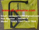 TEREX NHL GE CUMMINS ENGINE OFF HIGHWAY RIGID DUMP TRUCK MINING HAULER GE TR45 TR50 TR60 TR70 MIRROR BRACKET LH 20024018