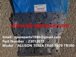 TEREX NHL GE CUMMINS ENGINE OFF HIGHWAY RIGID DUMP TRUCK MINING HAULER GE TR45 TR50 TR60 TR70 ALLISON TRANSMISSION PLATE 23012877