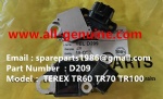 TEREX RIGID DUMP TRUCK HAULER OFF HIGHWAY TRUCK HAULER TR45 TR50 TR60 TR70 TR100 H8610AR 29544093 ALTERNATOR ADJUSTER D209