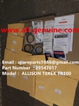 TEREX NHL GE CUMMINS ENGINE OFF HIGHWAY RIGID DUMP TRUCK MINING HAULER GE TR60 TR70 TR100 TR45 ALLISON TRANSMISSION SEAL KIT 29547617