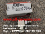 TEREX NHL GE CUMMINS ENGINE OFF HIGHWAY RIGID DUMP TRUCK MINING HAULER GE TR60 TR70 TR100 TR45 ALLISON TRANSMISSION ADAPTOR 3417138