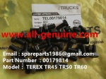 TEREX NHL GE CUMMINS ENGINE OFF HIGHWAY RIGID DUMP TRUCK MINING HAULER GE TR60 TR70 TR100 TR45 ALLISON TRANSMISSION TR35A 3305B 3305F 3305G 3305K TR45 TR50 TR60 TR100 00179814 BOLT