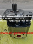 TEREX RIGID DUMP TRUCK HAULER OFF HIGHWAY TRUCK HAULER ALLISON TRANSMISSION TR100 TR60 TR70 HOIST PUMP 15257475