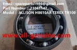 TEREX HAULER MINING RIGID DUMP TRUCK TR100 H8610AR ALLISON TRANSMISSION 29541779 29544093 BEARING 23041147