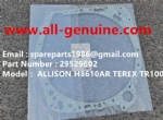 TEREX NHL TR100 HAULER MINING RIGID DUMP TRUCK ALLISON TRANMISSION MTU ENGINE GASKET 29529602