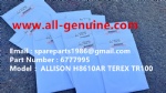 TEREX NHL TR100 HAULER MINING RIGID DUMP TRUCK ALLISON TRANMISSION MTU ENGINE GASKET 06777995