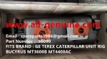 56090 TANDEM PUMP TEREX RIGID DUMP TRUCK HALUER OFF HIGHWAY GE WHEEL MOTOR KOMATSU 730E 830E 930E 960E TEREX BUCYRUS MT4400AC MINING DUMP TRUCK