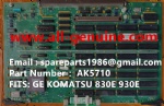 AK5710 CARD 小松  58F-30-00311 58F-30-00310 930E-4 930E-5 5GDY106 MOTOR TEREX RIGID DUMP TRUCK HALUER OFF HIGHWAY GE WHEEL MOTOR KOMATSU 730E 830E 930E 960E TEREX BUCYRUS MT4400AC MINING DUMP TRUCK