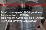 85720A REAR BRAKE DISC 58F-30-00311 58F-30-00310 930E-4 930E-5 5GDY106 MOTOR TEREX RIGID DUMP TRUCK HALUER OFF HIGHWAY GE WHEEL MOTOR KOMATSU 730E 830E 930E 960E TEREX BUCYRUS MT4400AC MINING DUMP TRUCK