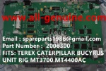 2008300 CARD BUCYRUS UNIT RIG TEREX CATERPILLAR MT3700 MT4400AC MINING DUMP TRUCK