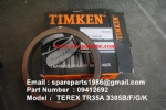 TEREX 3305F Cup bearing 09412692