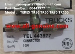 TEREX RIGID DUMP TRUCK HAULER OFF HIGHWAY TRUCK HAULER ALLISON TRANSMISSION TR60 TR50 TR45 TR70 TR100 CONNECTOR 443977