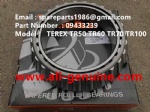 TEREX RIGID DUMP TRUCK HAULER OFF HIGHWAY TRUCK HAULER ALLISON TRANSMISSION TR60 TR50 TR45 TR70 TR100 09433239 CONE BEARING