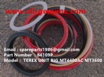 TEREX RIGID DUMP TRUCK HAULER OFF HIGHWAY TRUCK HAULER ALLISON TRANSMISSION MOTOR DRIVE WHEEL MOTOR GE MT3300, MT3600, MT3700, MT4000, MT4400, MT5500, MT6300 MOTOR DRIVE 84109P SEAL KIT STEERING CYLINDER