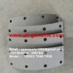 TEREX NHL DUMP TRUCK TR50 TR60 20018432 BRAKE LINING FRONT